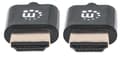 Miniatyrbillede 3 af 5: Manhattan HDMI-kabel 0,50 m 394406 Sort [1x HDMI-stik - 1x HDMI-stik]