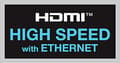 Pikkukuva 2 / 4: Hyvät yhteydet Nopea HDMI-kaapeli kullatuilla Ethernet-liittimillä 2 m valkoinen