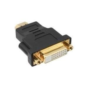 INLINE - Video-/lydadapter - HDMI / DVI - HDMI 19-bens (M) - DVI-D (W) (17670P)
