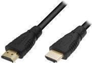 M-CAB Basic - Highspeed HDMI med Ethernet-kabel - HDMI han til HDMI han - 2m - Sort - 4K 60Hz understøttelse, 2160p understøttelse, 60Hz (HDMI)