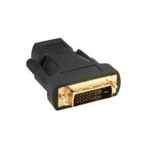 INLINE - Video-/ljudadapter - HDMI / DVI - HDMI 19-stift (F) - DVI-D (M) (17660P)