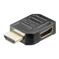 Wentronic goobay - HDMI-adapter - HDMI (W) til HDMI (M) - retvinklet stik (51724)
