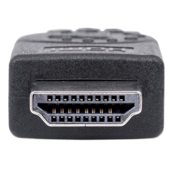 Manhattan - Video/Audio/Netværkskabel - HDMI - HDMI 19-pin (M) - HDMI 19-pin (M) - 5,0m - skærmet - Sort (323239)