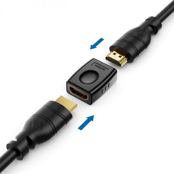 TECHly IADAP-HDMI-F/F HDMI-adapter [1x HDMI-uttag - 1x HDMI-uttag] Svart