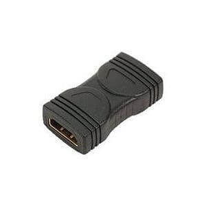 Logilink HDMI-adapter för 2 HDMI-anslutningskablar - video-/ljudadapter - HDMI - HDMI, 19-stift (F) - HDMI, 19-stift (F) - (HDMI 1.3) (AH0006)