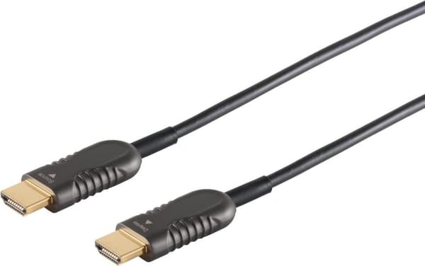S/CONN maksimal tilslutning HDMI-forbindelseskabel-optisk HDMI-kabel, 4K, 50m (30-01505)
