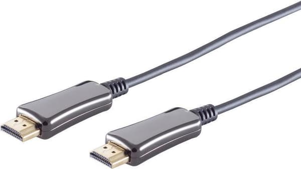 Optisk HDMI-kabel, 4K 60Hz, svart - längd: 40,00 m (30-05495)