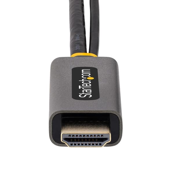 StarTech.com 12-tums HDMI till DisplayPort-adapterkabel, Active 4K 60Hz HDMI 2.0 till DP 1.2-omvandlare, HDR, USB-bussdriven, HDMI-källa till DisplayP