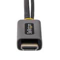 Miniatyrbild 3 av 6: StarTech.com 12-tums HDMI till DisplayPort-adapterkabel, Active 4K 60Hz HDMI 2.0 till DP 1.2-omvandlare, HDR, USB-bussdriven, HDMI-källa till DisplayP