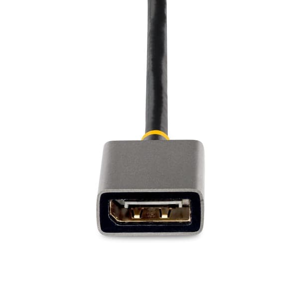 StarTech.com 12-tums HDMI till DisplayPort-adapterkabel, Active 4K 60Hz HDMI 2.0 till DP 1.2-omvandlare, HDR, USB-bussdriven, HDMI-källa till DisplayP