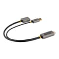 Miniatyrbild 2 av 6: StarTech.com 12-tums HDMI till DisplayPort-adapterkabel, Active 4K 60Hz HDMI 2.0 till DP 1.2-omvandlare, HDR, USB-bussdriven, HDMI-källa till DisplayP