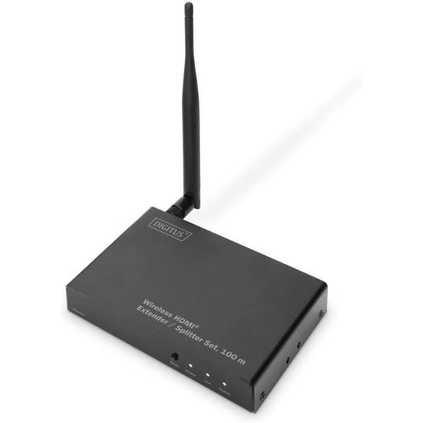 Assmann DIGITUS 5 GHz Full HD 1080p trådlös HDMI-mottagare för splitterfunktion - DS-55315