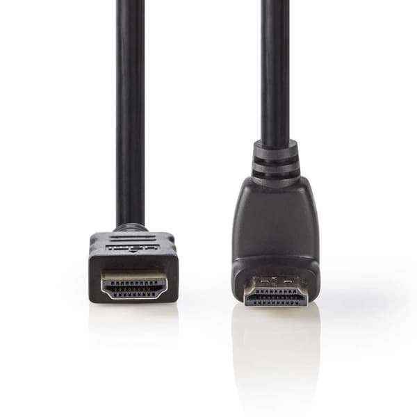 Nedis CVGP34200BK15 højhastigheds HDMI-kabel med Ethernet HDMI-stik - HDMI-stik 90° vinklet 1,5 M sort
