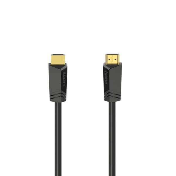 Hama High Speed HDMI™ -kaapeliliitin - Liitin 4K Ethernet kullattu 7,5 M