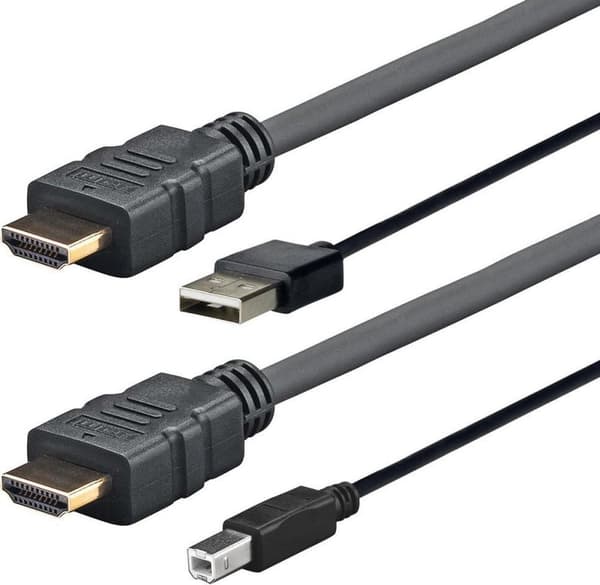 Vivolink Pro HDMI ja USB 2.0 A/B 2M (PROHDMIUSBAB2AMP)