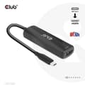 Miniatyrbild 8 av 11: CLUB3D USB Gen2 Type-C till HDMI™ 8K60Hz eller 4K120Hz HDR10+ med DSC1.2 med Power Delivery 3.0 Active Adapter M/F