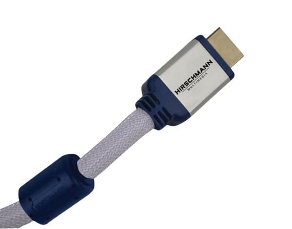 Hirschmann 695020368 High Speed HDMI-kabel med Ethernet HDMI-kontakt HDMI-kontakt 1,80 m Silver