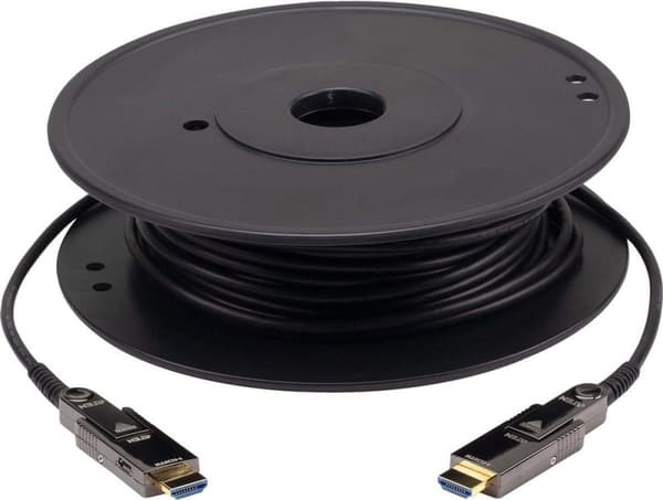ATEN VE7832A - Høj hastighed - HDMI kabel med Ethernet - HDMI han til HDMI han - 20 m - hybrid kobber/kulfiber - aktiv, understøtter 4K 60 Hz - til AT