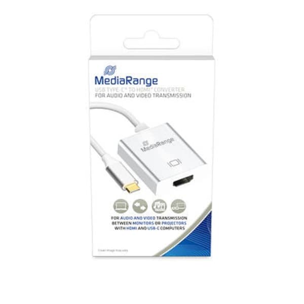 MediaRange MRCS194 USB-grafikadapter 4096 x 3112 pixels Sølv (MRCS194)