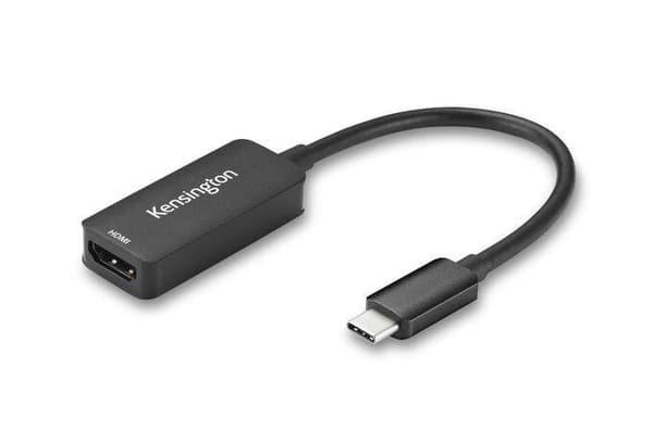 Kensington CV4200H - Videoadapter - 24 ben USB-C han til HDMI hun - 4K support, 4K 120 Hz support, 8K 60 Hz support Sort