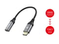 Miniatyrbild 5 av 7: Utrusta Displayport->HDMI-adapter 1,2 M/F 4K/60Hz grå (133445)