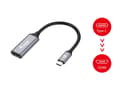Miniatyrbillede 5 af 7: Udstyr Adapter USB-C -> HDMI 2.0 4K60Hz 0.15m gr (133491)