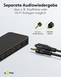 Miniatyrbild 4 av 6: Goobay HDMI™ matrisswitch 4 till 2 (4K @ 60 Hz) (58479)