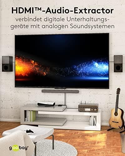 Goobay HDMI™ Audio Extractor 4K @ 30 Hz (58469)