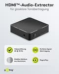Miniatyrbild 5 av 6: Goobay HDMI™ Audio Extractor 4K @ 30 Hz (58469)