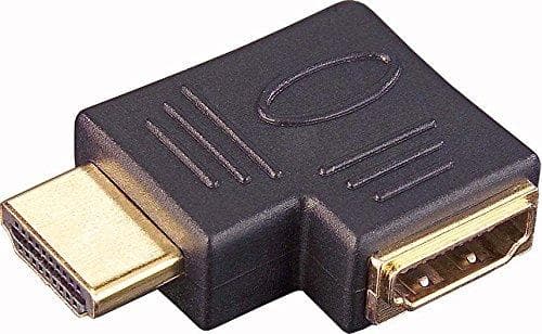 E+P HDMI 9 adapter 19-pin HDMI stik + 19-pin HDMI Kup vinklet.