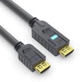 Miniatyrbild 1 av 2: PureLink PI2010 Active HMDI-kabel, högpresterande (18 Gbps max 20m, 10,2 Gbps max 30m), HDR, 12,5m, svart