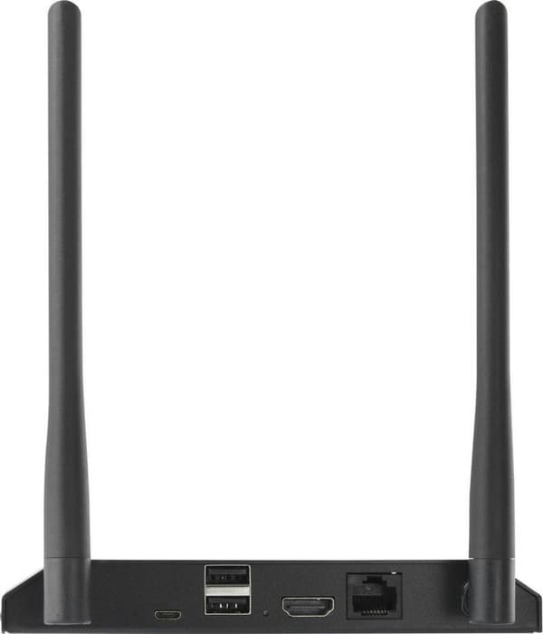 SpeaKa Professional SP-VShare trådlöst 4K UHD-presentationssystem 4x multiviewer, digital whiteboard-funktion, säker radioöverföring, airplay och (SP-
