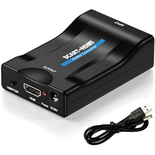 Scart till HDMI ConverterScart till HDMI Adapter Audio Video Converter Full HD Switch 720P - 1080PAdaptat 98