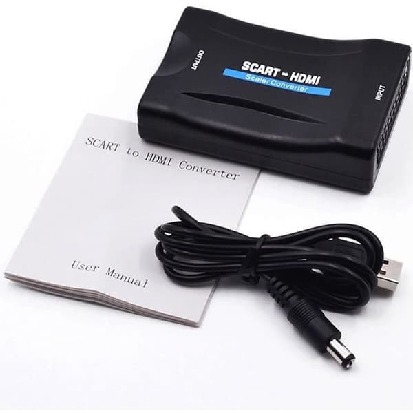 Scart till HDMI videoomvandlare
