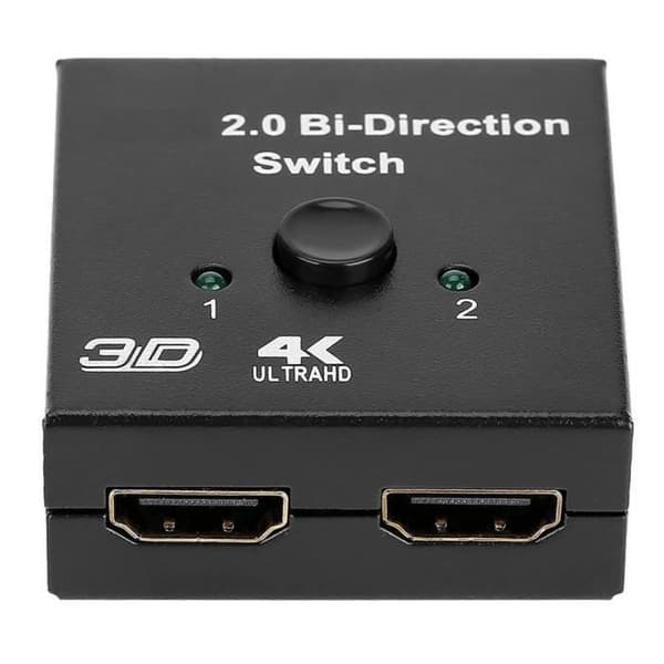 Garosa Support 4K HDMI Switcher 2 Input to 1 Output HDMI Switcher HDMI Splitter HDMI Switcher