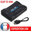 Miniatyrbild 1 av 4: 1080P HD SCART SCART TILL HDMI Converter TV Video Audio Adapter