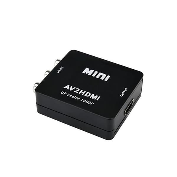 Mini RCA AV till HDMI Composite Converter Adapter AV2HDMI Converter 1080P HDTV DVDB