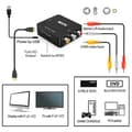 Miniatyrbild 4 av 4: OCIODUAL Composite AV RCA CVBS till HDMI Video Audio Adapter 1080p Svart för TV Full HD AV2HDMI2 Converter