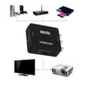 Miniatyrbild 1 av 4: Composite Audio and Video CVBS HDMI Converter Adapter AV Conversion Video Converter AV2HDMI HDMI 1080P（Svart）