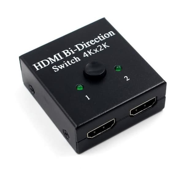 HDMI-fördelare 1x2 splitter eller en 2x1-switch Tvåvägs intelligent stöd 4K 2.0 AB-signalkälla