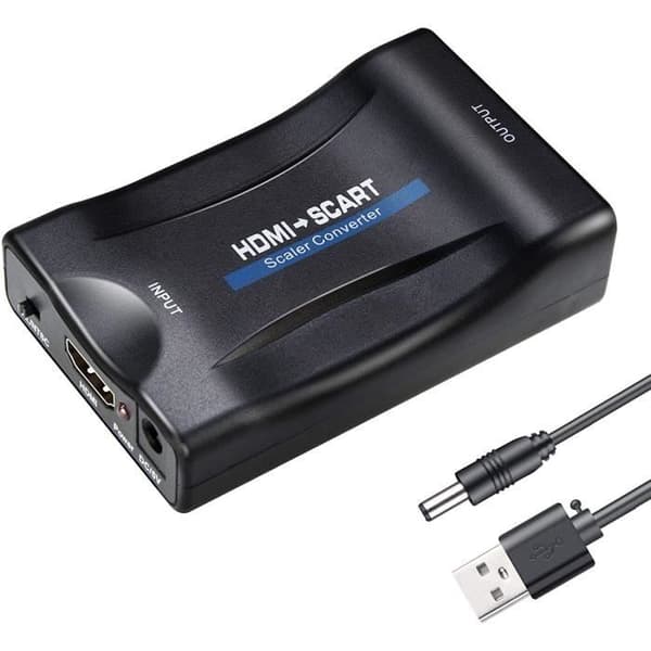 HDMI Scart, 1080P HDMI Scart-adapter, NTSC PAL till CVBS HDMI 1.3 HDMI-adapter, HD Audio Video HDMI Scart för Sky HD Bl A128