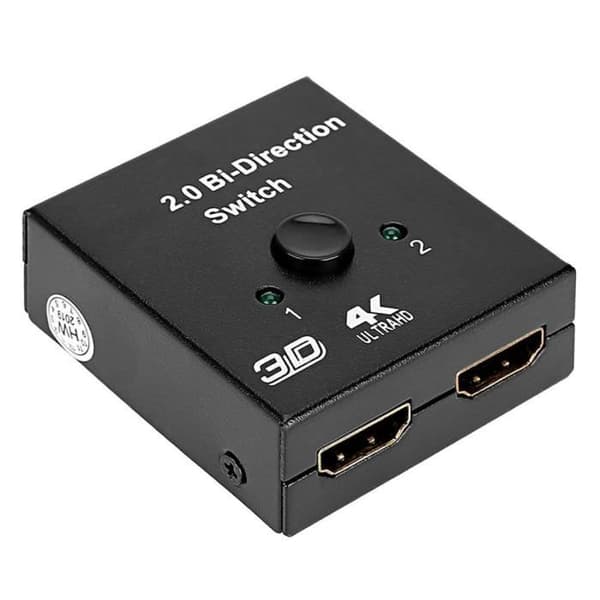 Fdit Support 4K HDMI Switcher 2 Input to 1 Output HDMI Switcher HDMI Splitter HDMI Switcher
