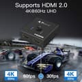 Miniatyrbild 2 av 4: HDMI Switch Splitter 4k 2 Port HDMI Dubbelriktad Splitter Switch 1 in 2 Out - 2 In 1 Out HDCP 2.2 Ultra HD 4K Full