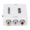 Miniatyrbild 2 av 4: HDMI Conversion AV Video Converter AV2HDMI HDMI 1080P Composite Audio and Video CVBS Converter Adapter (Vit）