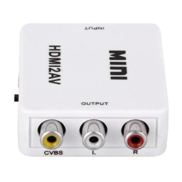 HDMI Conversion AV Video Converter AV2HDMI HDMI 1080P Composite Audio and Video CVBS Converter Adapter (Vit）