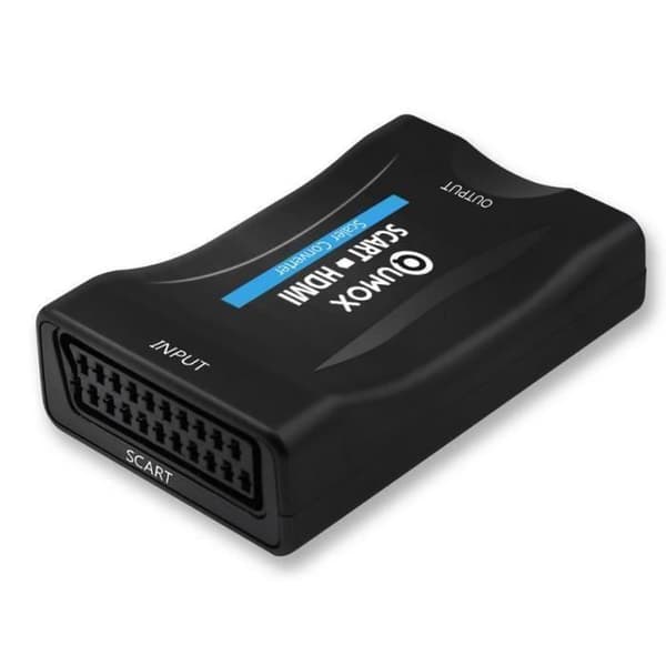 Scart scart till HDMI-omvandlaradapter Scart till HDMI 1080P HD för DVD, Sky Box, STB, etc.