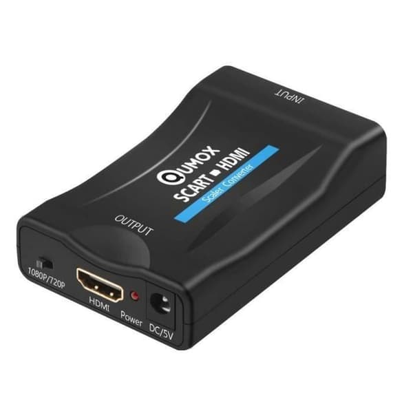 Scart scart till HDMI-omvandlaradapter Scart till HDMI 1080P HD för DVD, Sky Box, STB, etc.