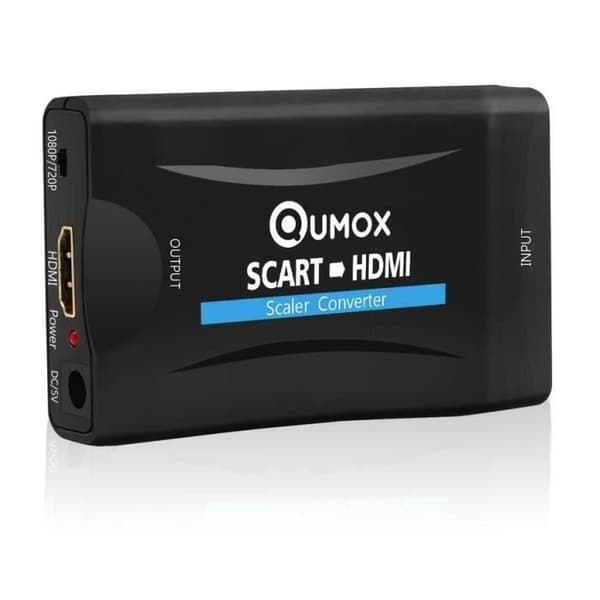 Scart scart till HDMI-omvandlaradapter Scart till HDMI 1080P HD för DVD, Sky Box, STB, etc.