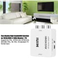Miniatyrbild 3 av 4: RCA till HDMI Converter, Mini RCA till HDMI Adapter AV2HDMI HD Converter, HDMI Video Audio Converter som stöder A201