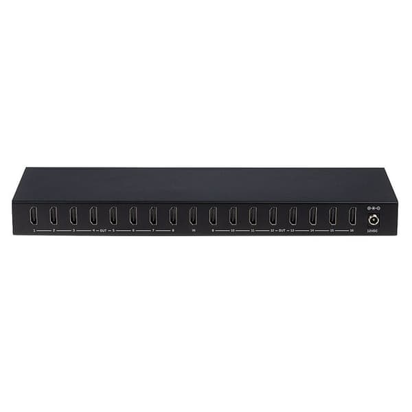 LINDY 16-utgång 4K60 HDMI 2.0 Splitter